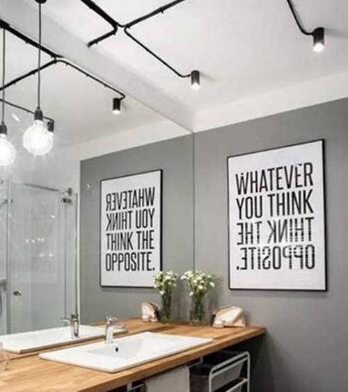 時尚大氣 衛浴間“文藝風”魅力無法擋