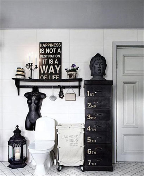 時尚大氣 衛浴間“文藝風”魅力無法擋